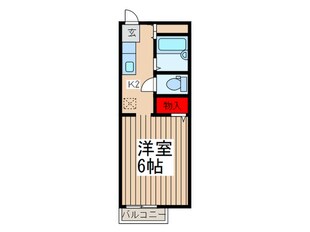 イーストハイツの物件間取画像